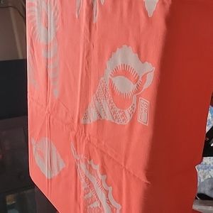 Hippie Michel Nu 1970's EUC  hand made Shell print batik cloth